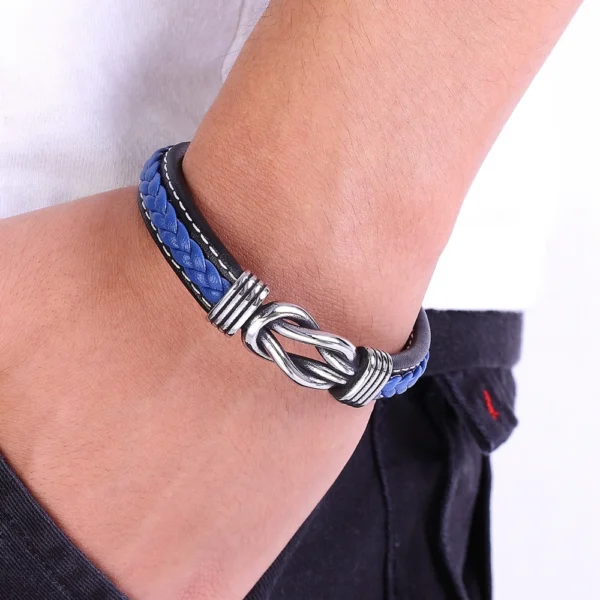 Bracelet en cuir homme. - Image 3