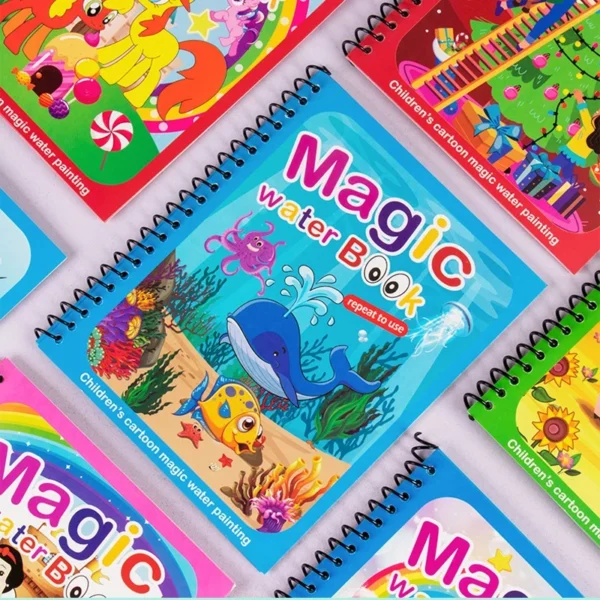 Livre de coloriage à Eau Montessori pour Enfants - Image 2