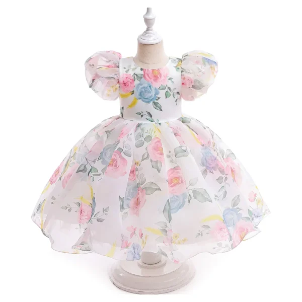 Robe de princesse  en Tulle pour fillettes - Image 6